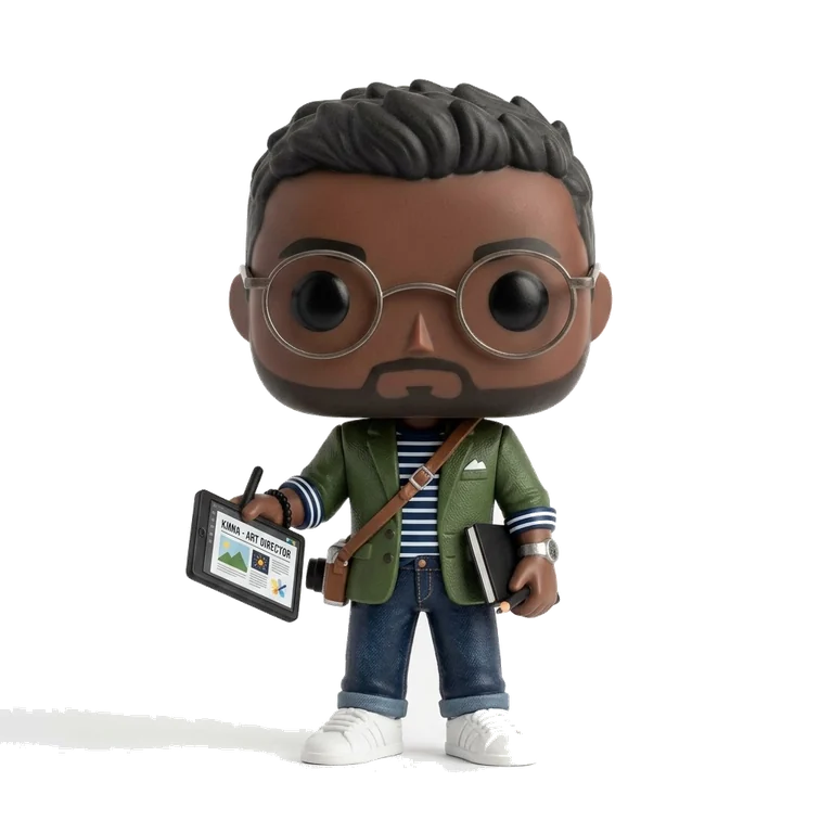 Kimia, directeur artistique de Oya, figurine 3D