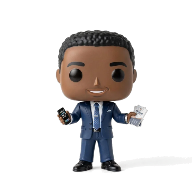 Kwame, commercial de Oya, figurine 3D